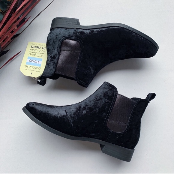 toms velvet boots